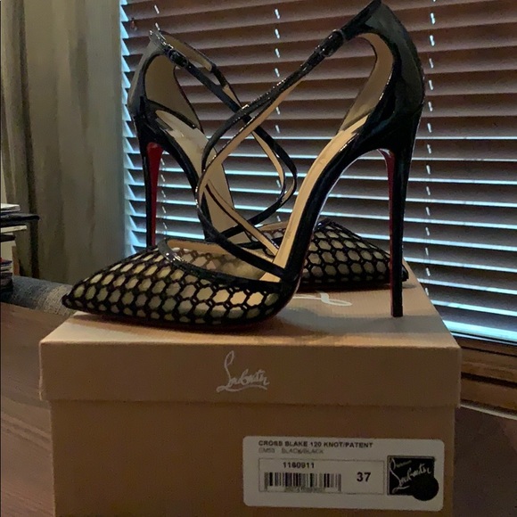 Louboutin Cross Blake 120 Knot/Patent Leather - Picture 4 of 13